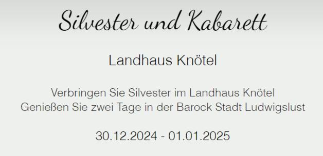 Landhaus Knoetel Ludwigslust Camera foto
